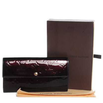 Louis Vuitton Vernis Sarah Wallet Amarante 5 of 8