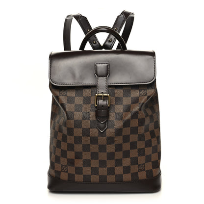 Louis Vuitton Damier Ebene Soho Backpack 1 of 10