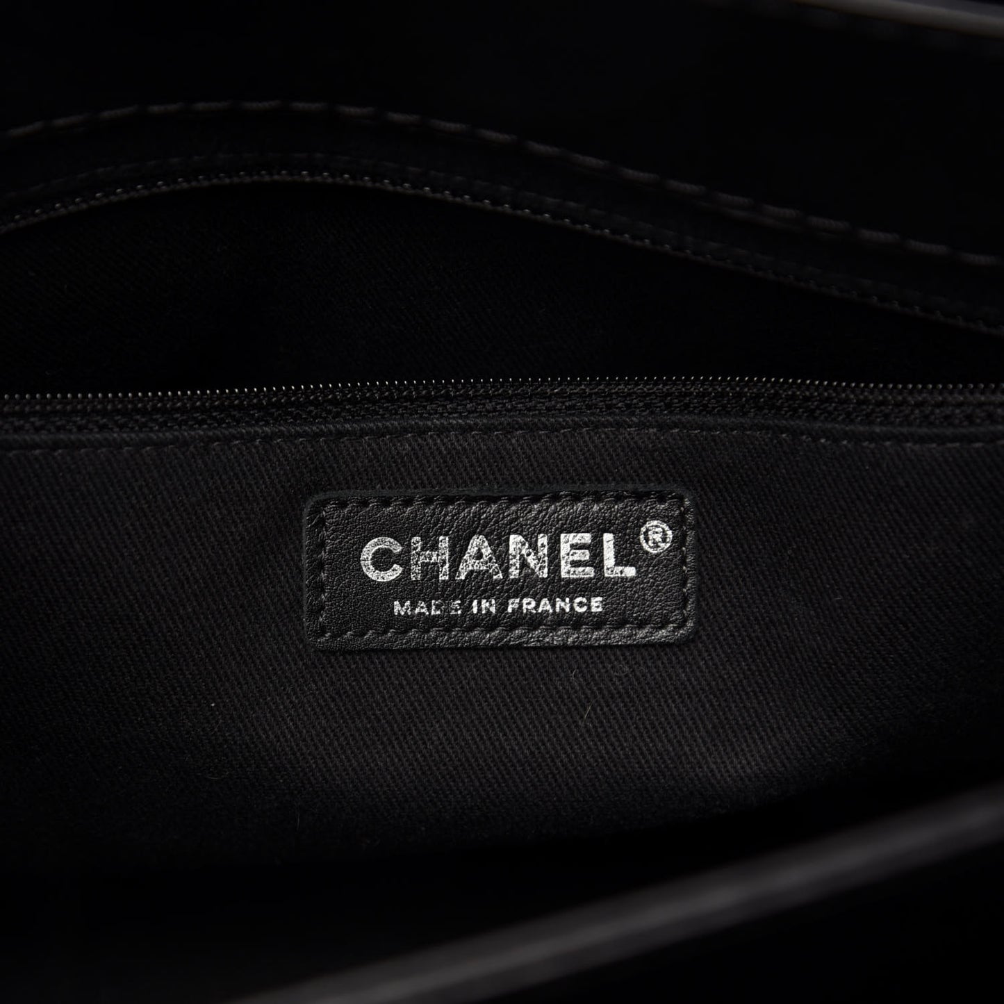 Aged Calfskin Quilted Lady Pearly Tote Black
