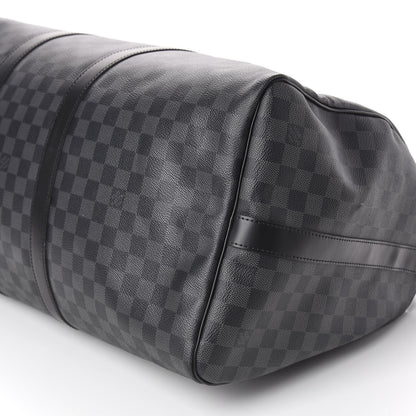 Louis Vuitton Damier Graphite Keepall Bandouliere 55 9 of 12