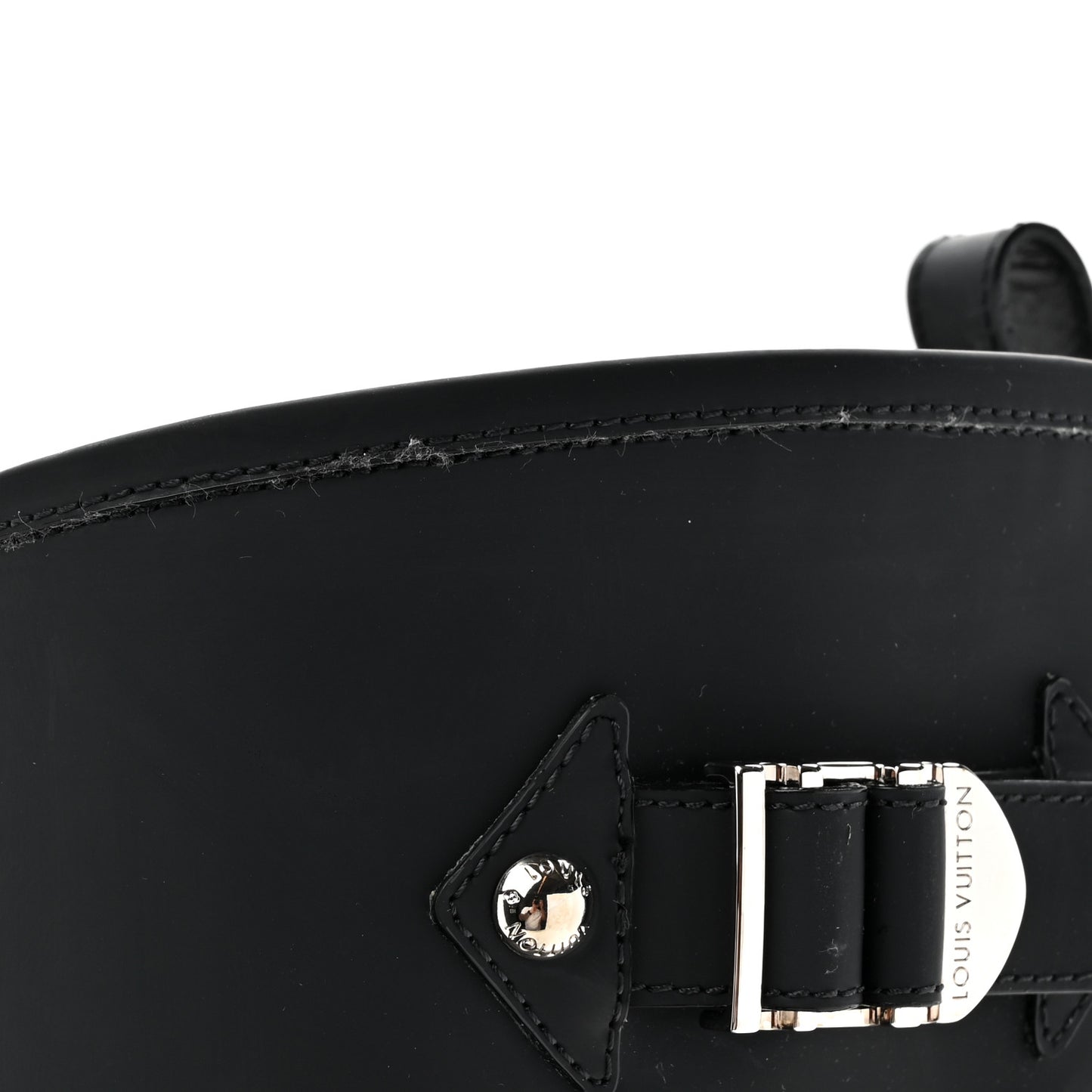 Rubber Calfskin Territory Flat Boots 36 Black