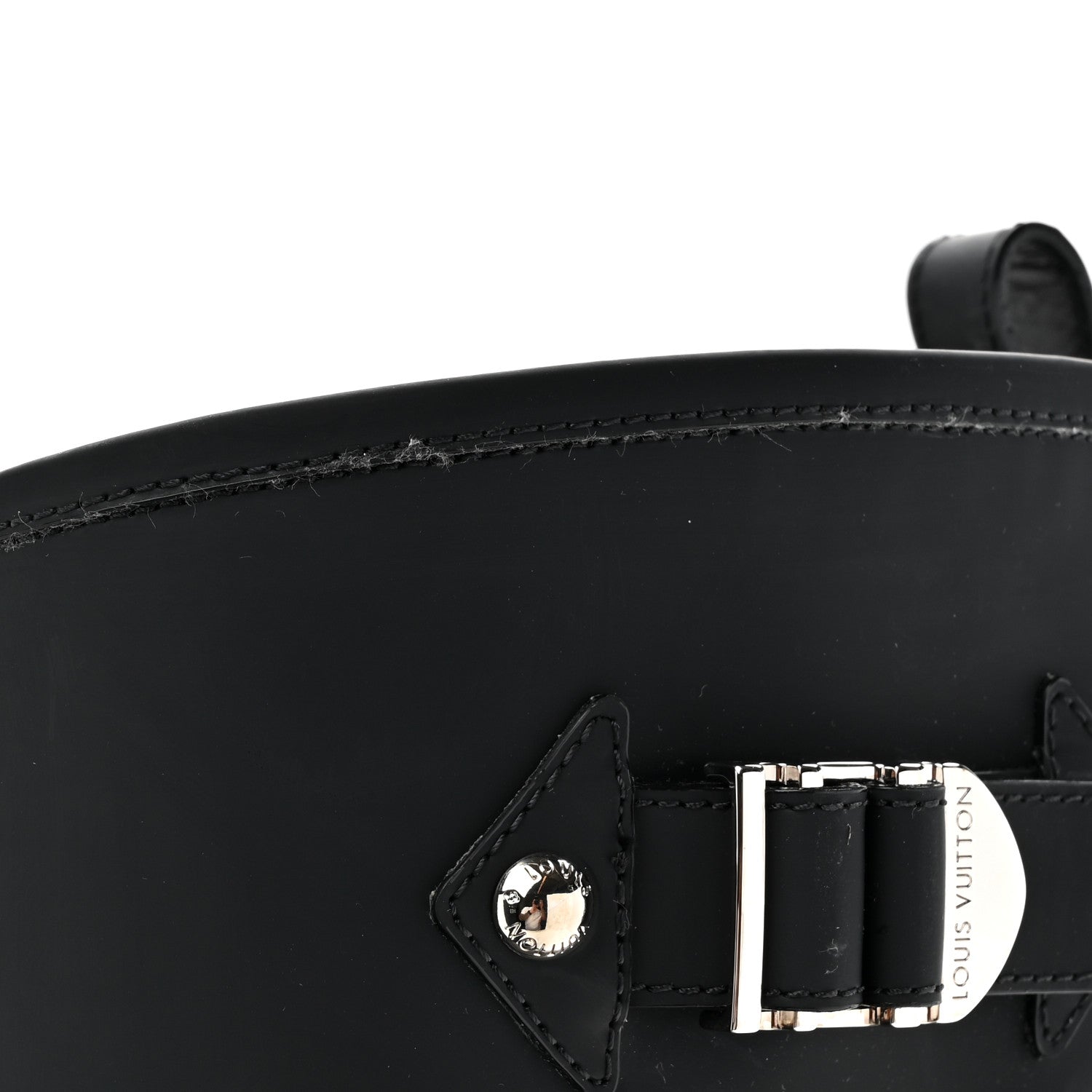 Louis Vuitton Rubber Calfskin Territory Flat Boots 36 Black 9 of 9