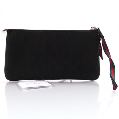 Gucci Monogram Signature Boot Charm Wristlet Black 2 of 9