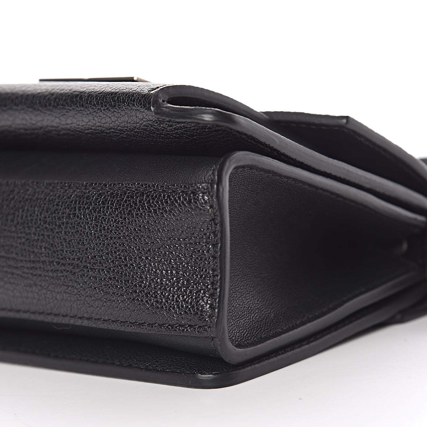 Goatskin Mini GV3 Shoulder Bag Black