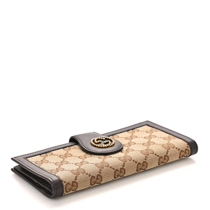 Gucci Monogram Scarlett Continental Wallet Dark Brown 4 of 9