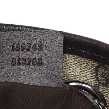Gucci GG Supreme Monogram Drawstring Backpack Dark Brown 7 of 11