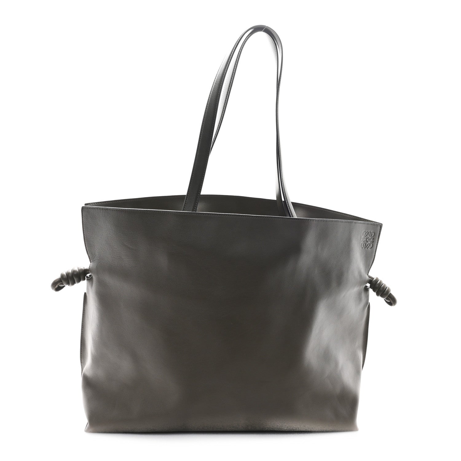Loewe Calfskin Flamenco Knot XL Tote Bag Khaki Green 1 of 9