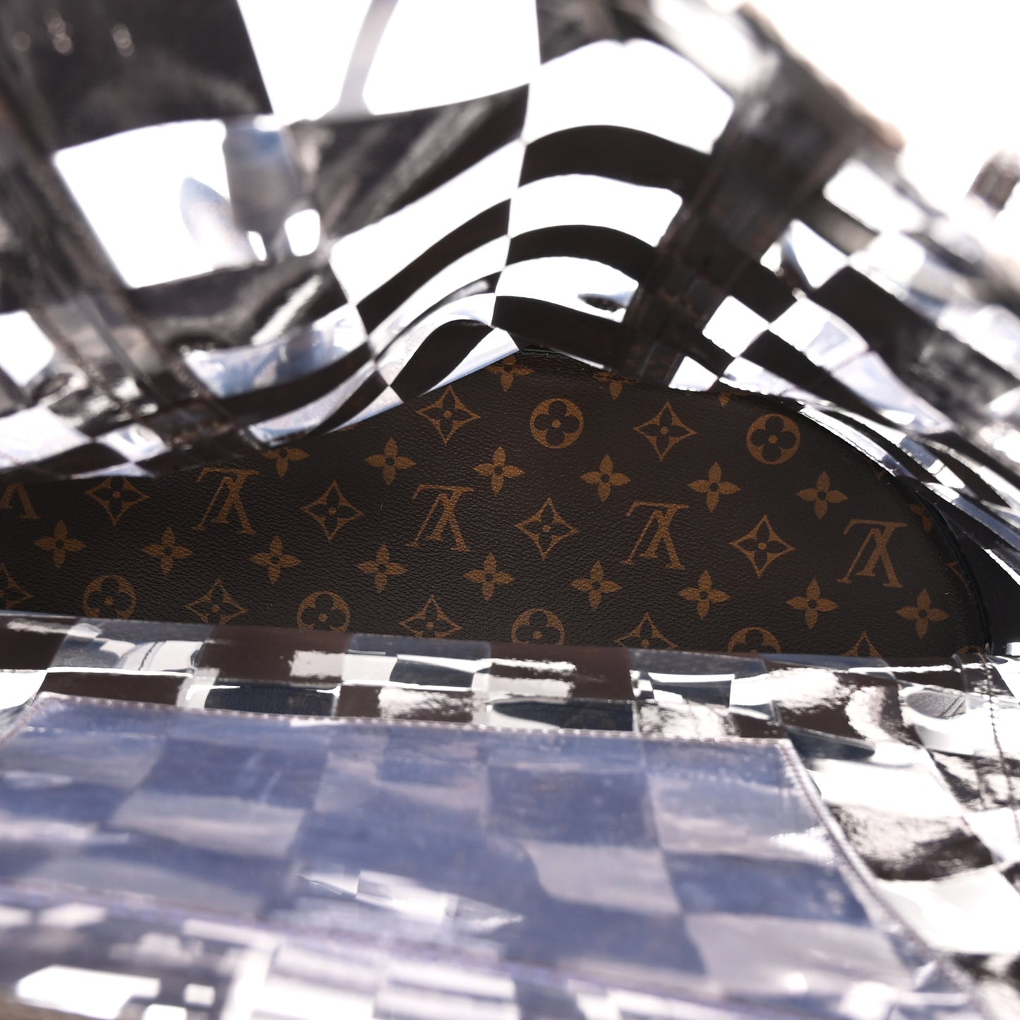 PVC Monogram Chess Christopher Backpack