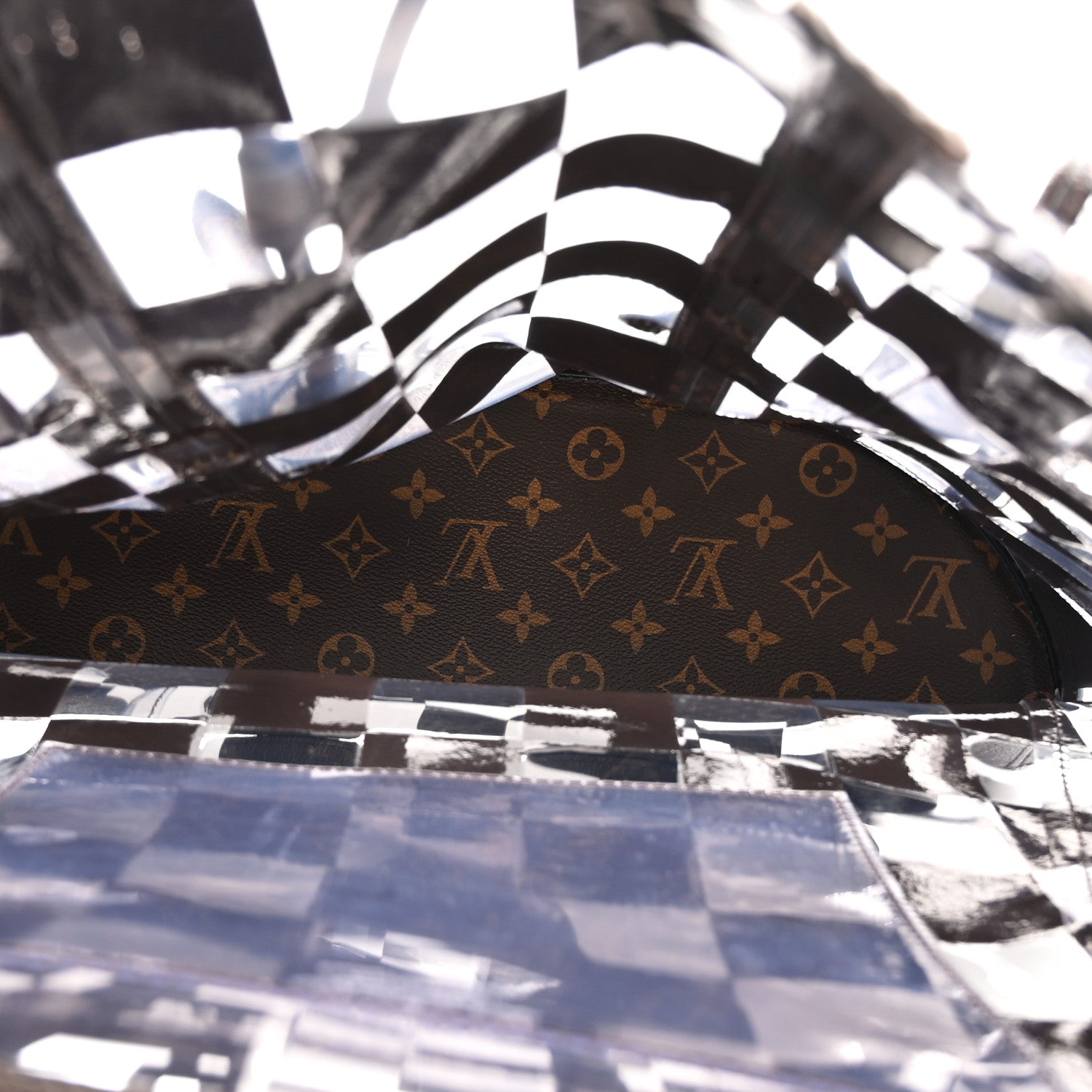 Louis Vuitton PVC Monogram Chess Christopher Backpack 5 of 9
