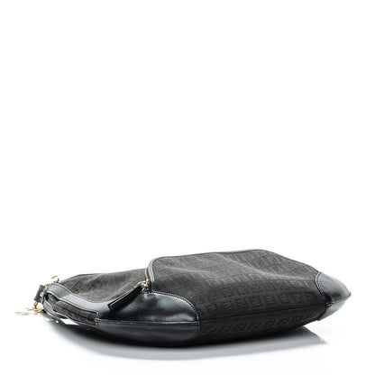 Fendi Zucchino Cuoio Chef Hobo Black 4 of 7