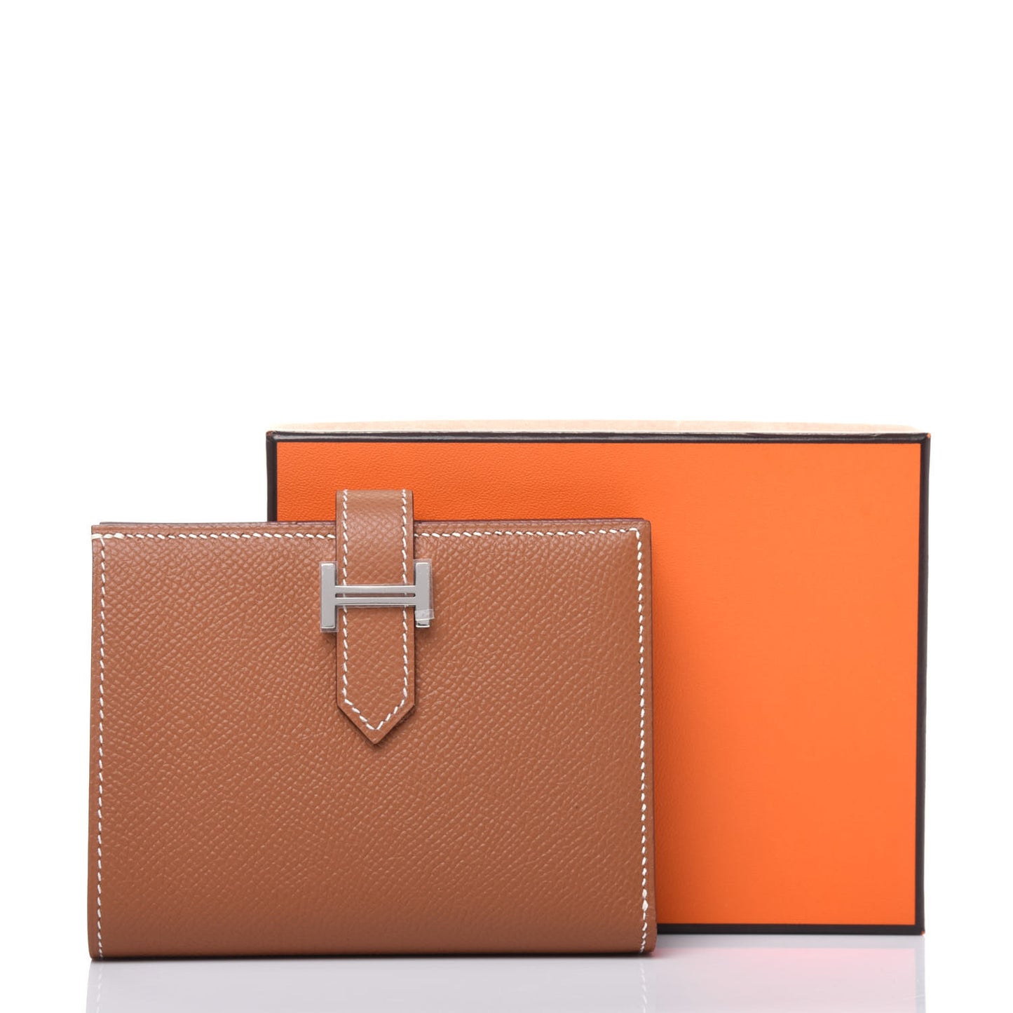 Epsom Bearn Compact Wallet Gold