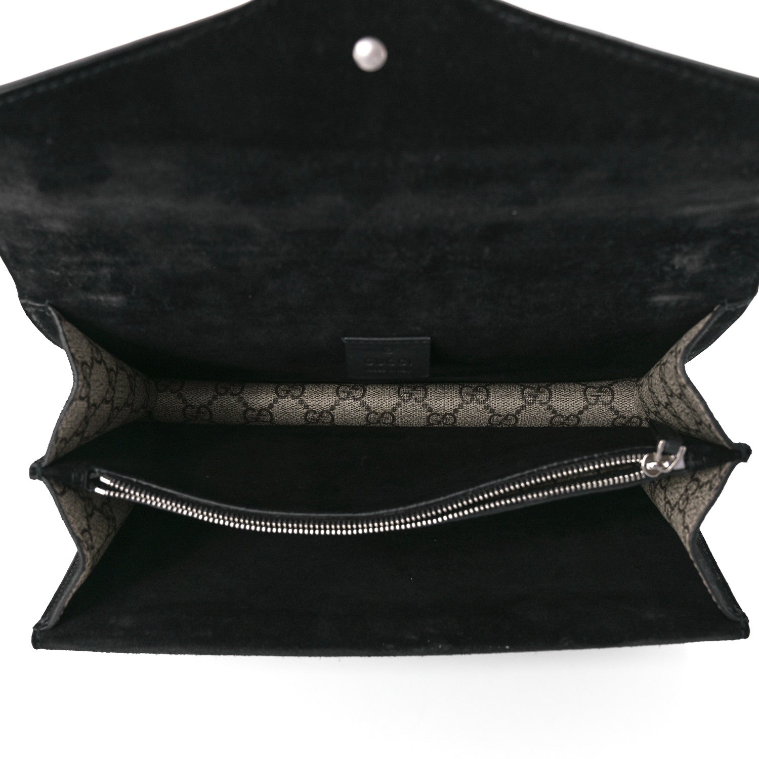Gucci GG Supreme Monogram Crystal Small Dionysus Shoulder Bag Black 5 of 12