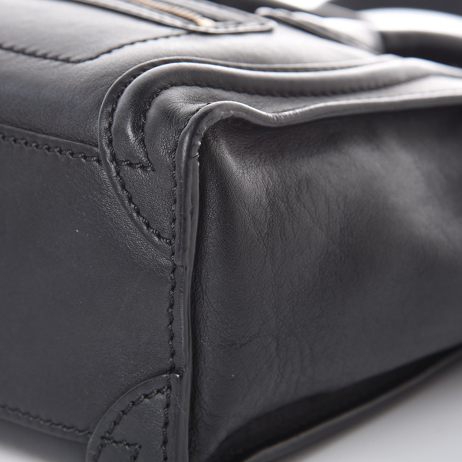 Celine Smooth Calfskin Nano Luggage Black 17 of 18