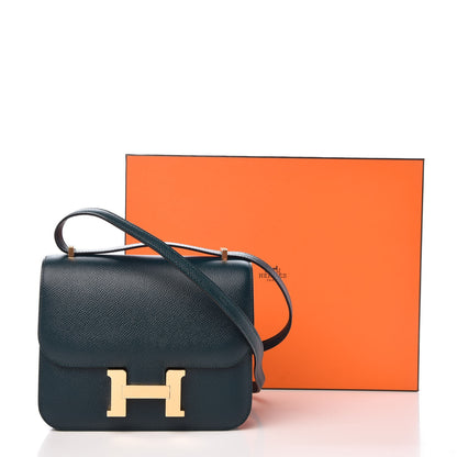 Hermes Epsom Constance 18 Vert Cypress 8 of 8