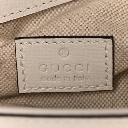 Gucci Demetra Mini Horsebit 1955 Asymmetric Shoulder Bag Great White 6 of 10
