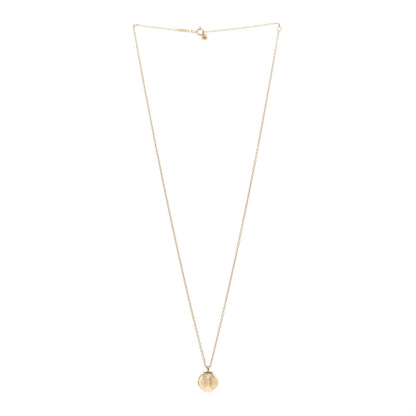 Tiffany 18K Yellow Gold 12.75mm HardWear Ball Pendant Necklace 3 of 4