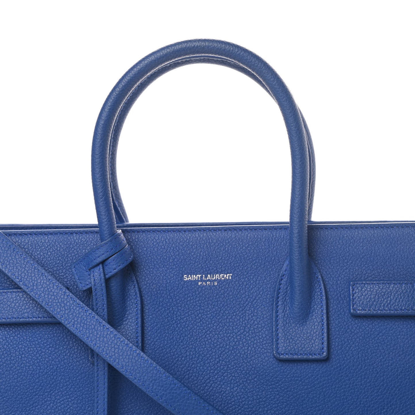 Grained Calfskin Baby Sac De Jour Royal Blue