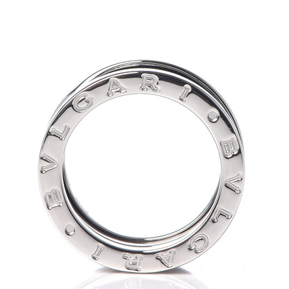 Bulgari 18K White Gold B.Zero1 Three-Band Ring 51 5.75 4 of 6