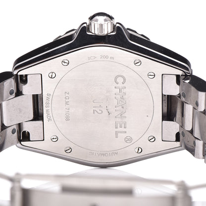 Chanel Titanium Ceramic Diamond 38mm J12 Automatic Watch 5 of 7