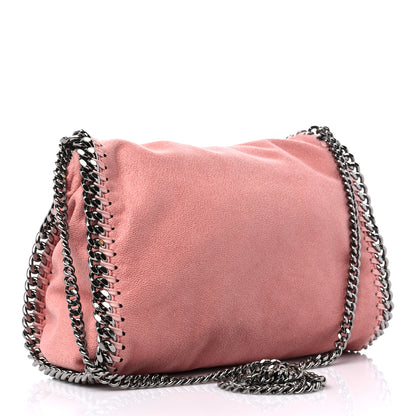 Stella McCartney Shaggy Deer Mini Falabella Fold Over Tote Pink 3 of 9