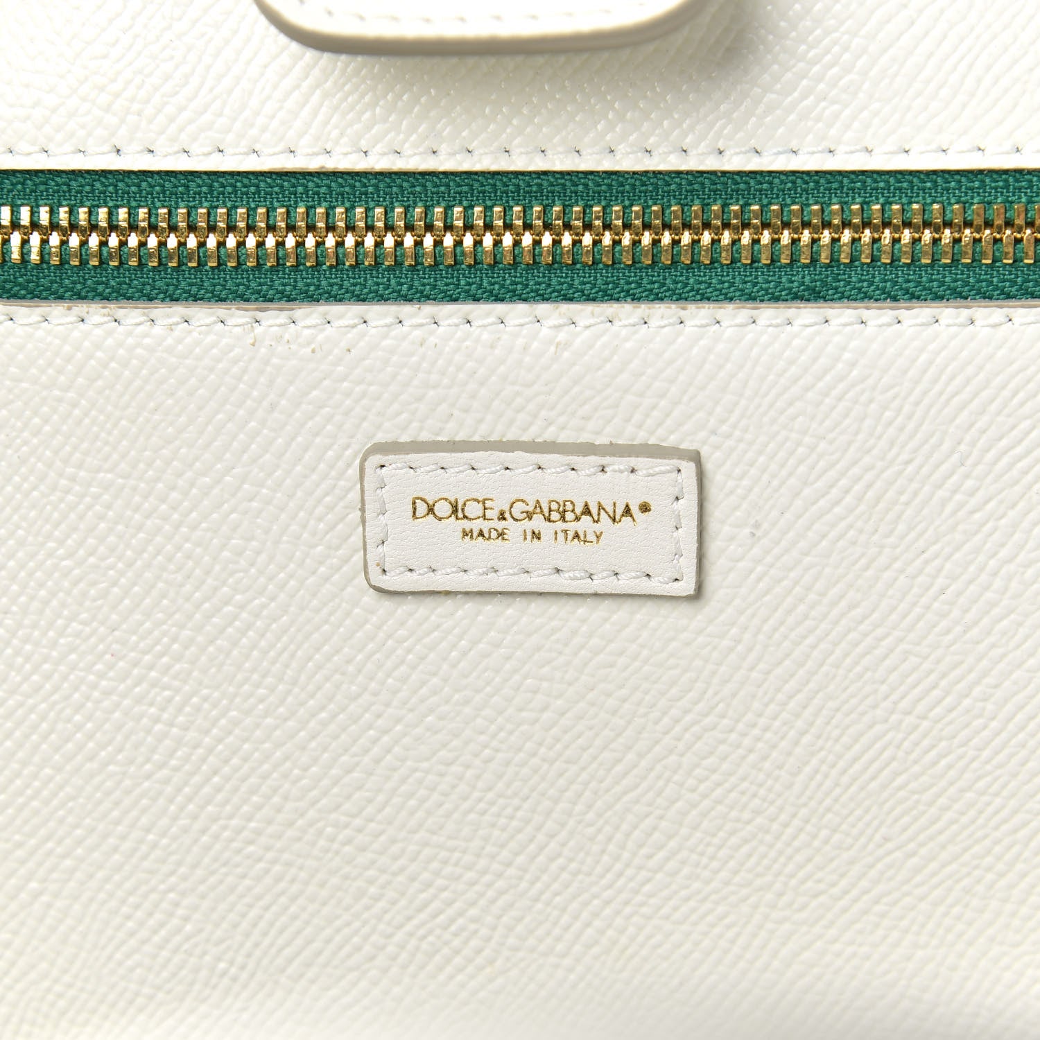 Dolce & Gabbana Woven Canvas Floral Print Small Escape Tote White Multicolor 6 of 10