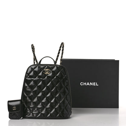 Chanel Shiny Calfskin My Pocket Backpack Black 11 of 11