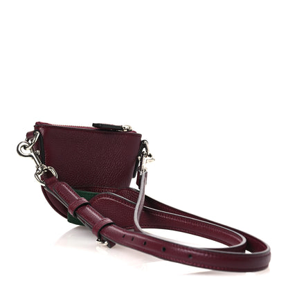 Gucci Pebbled Calfskin Mini B Shoulder Bag Red 3 of 11