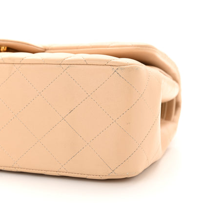 Chanel Lambskin Quilted Jumbo Double Flap Beige 10 of 21