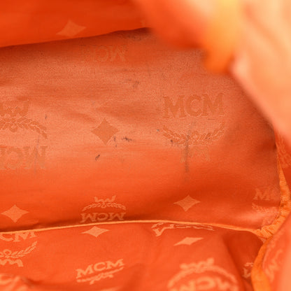 MCM Visetos Side Stud Large Stark Backpack Orange 13 of 21