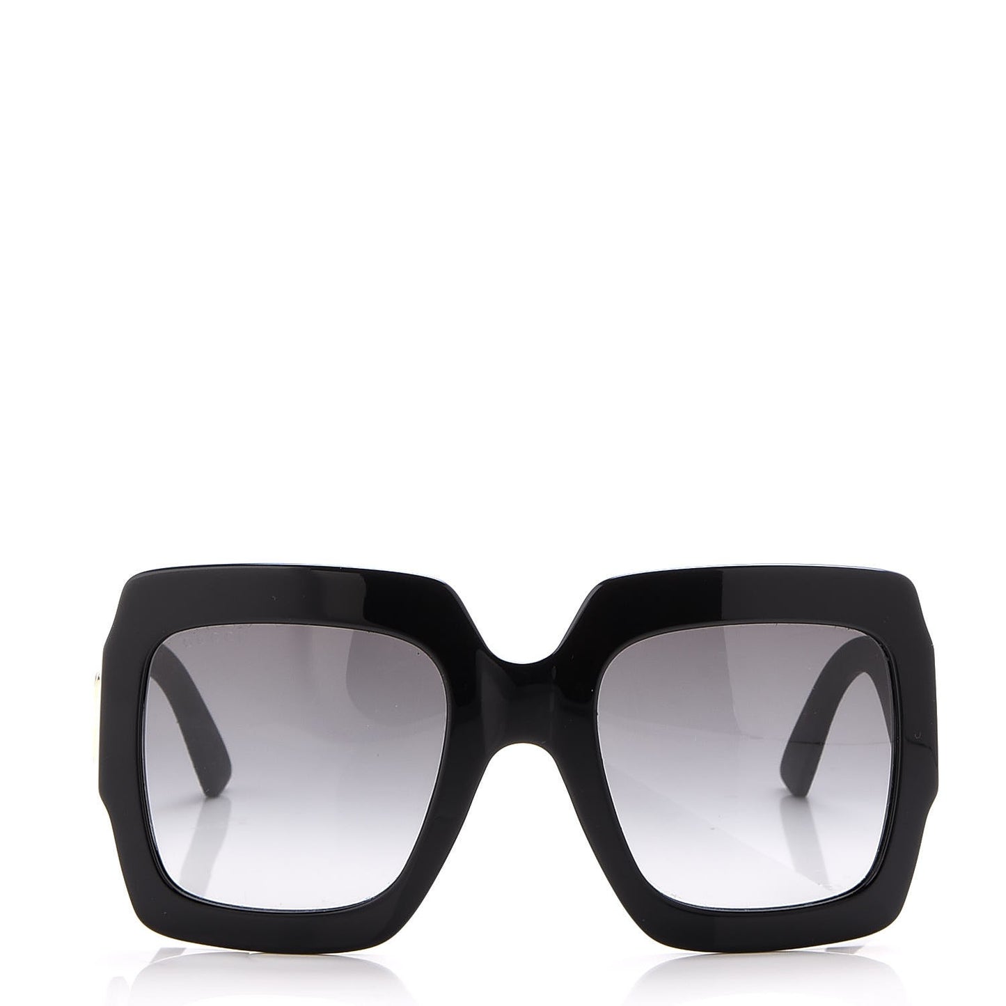 Square Frame GG0102S Sunglasses Glitter Black