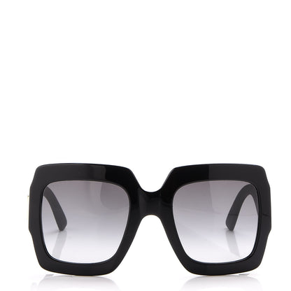 Gucci Square Frame GG0102S Sunglasses Glitter Black 2 of 8