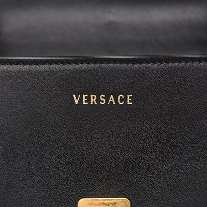 Versace Calfskin Small Icon Chain Bag Black 10 of 11