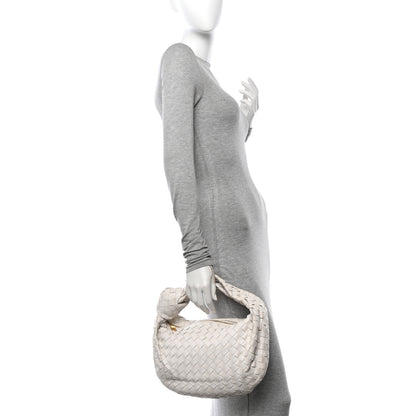 Bottega Veneta Nappa Intrecciato Teen Jodie Hobo White 2 of 13