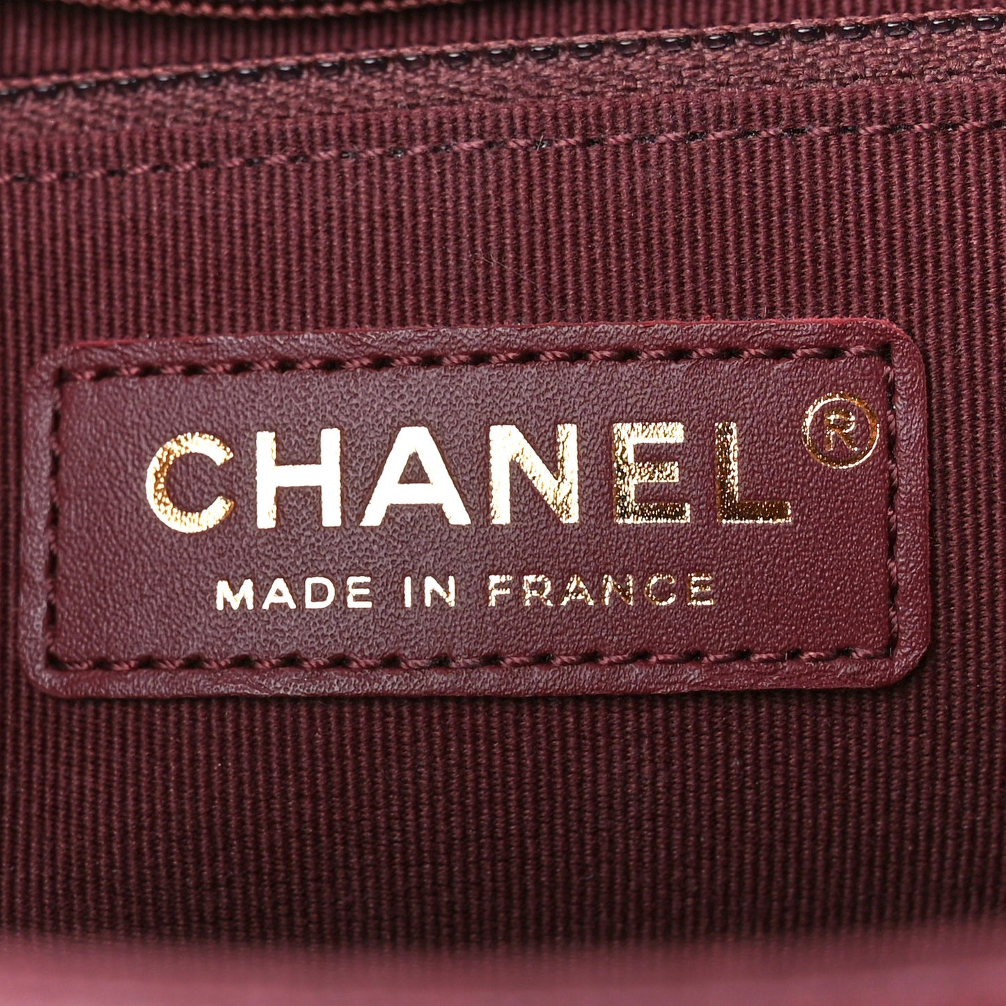 Caviar Quilted Large Top Handle Flap Burgundy