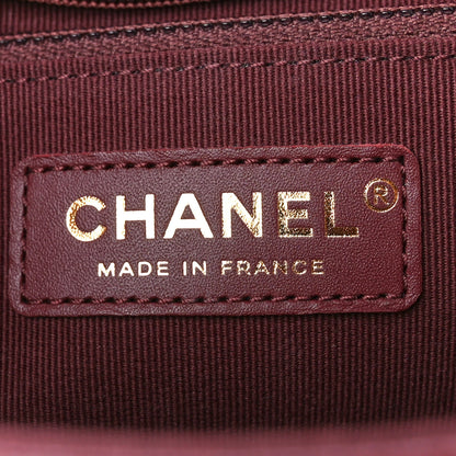 Chanel Caviar Quilted Large Top Handle Flap Burgundy 5 of 10