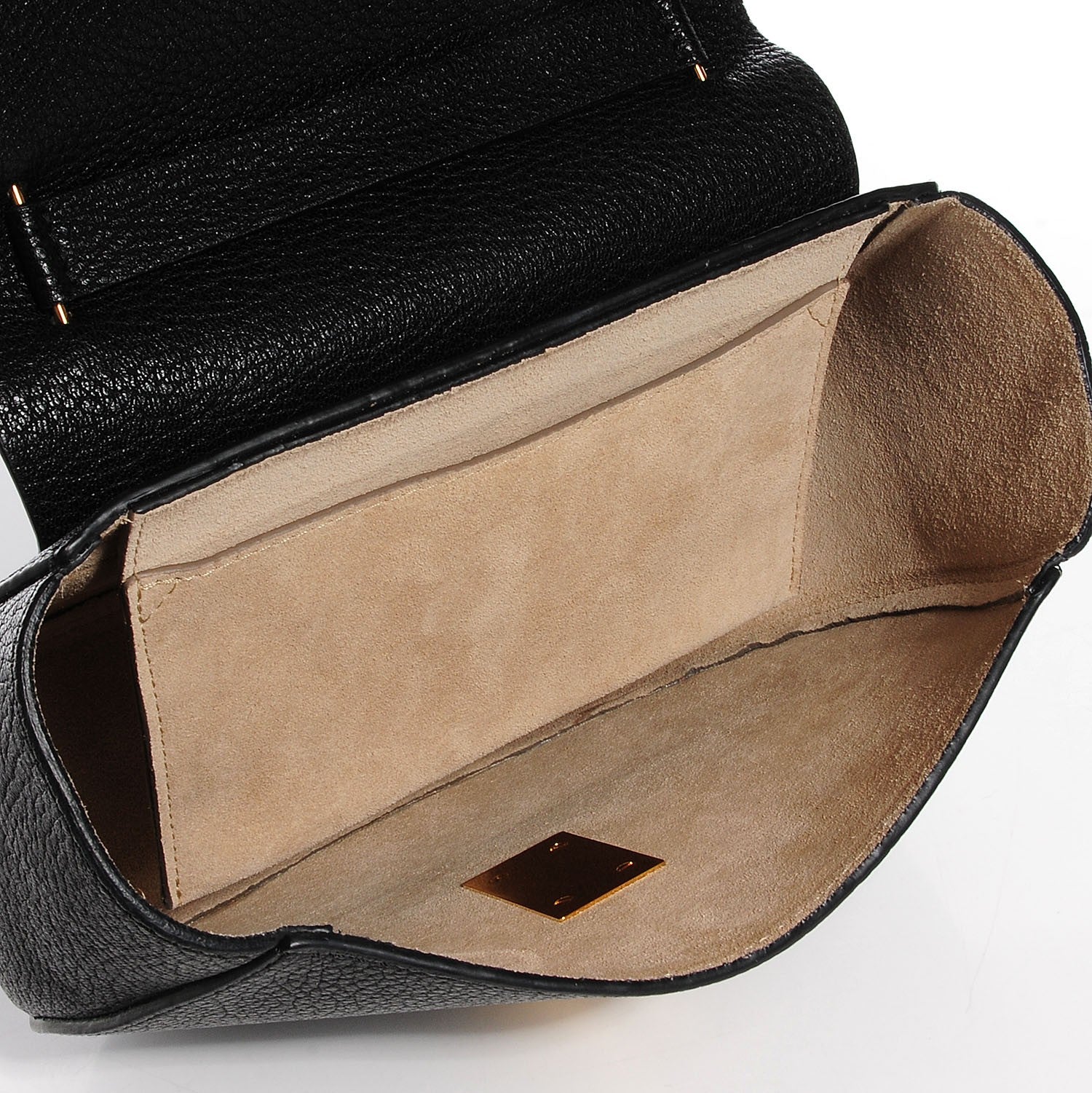 Chloe Grained Lambskin Drew Shoulder Bag Black 5 of 10