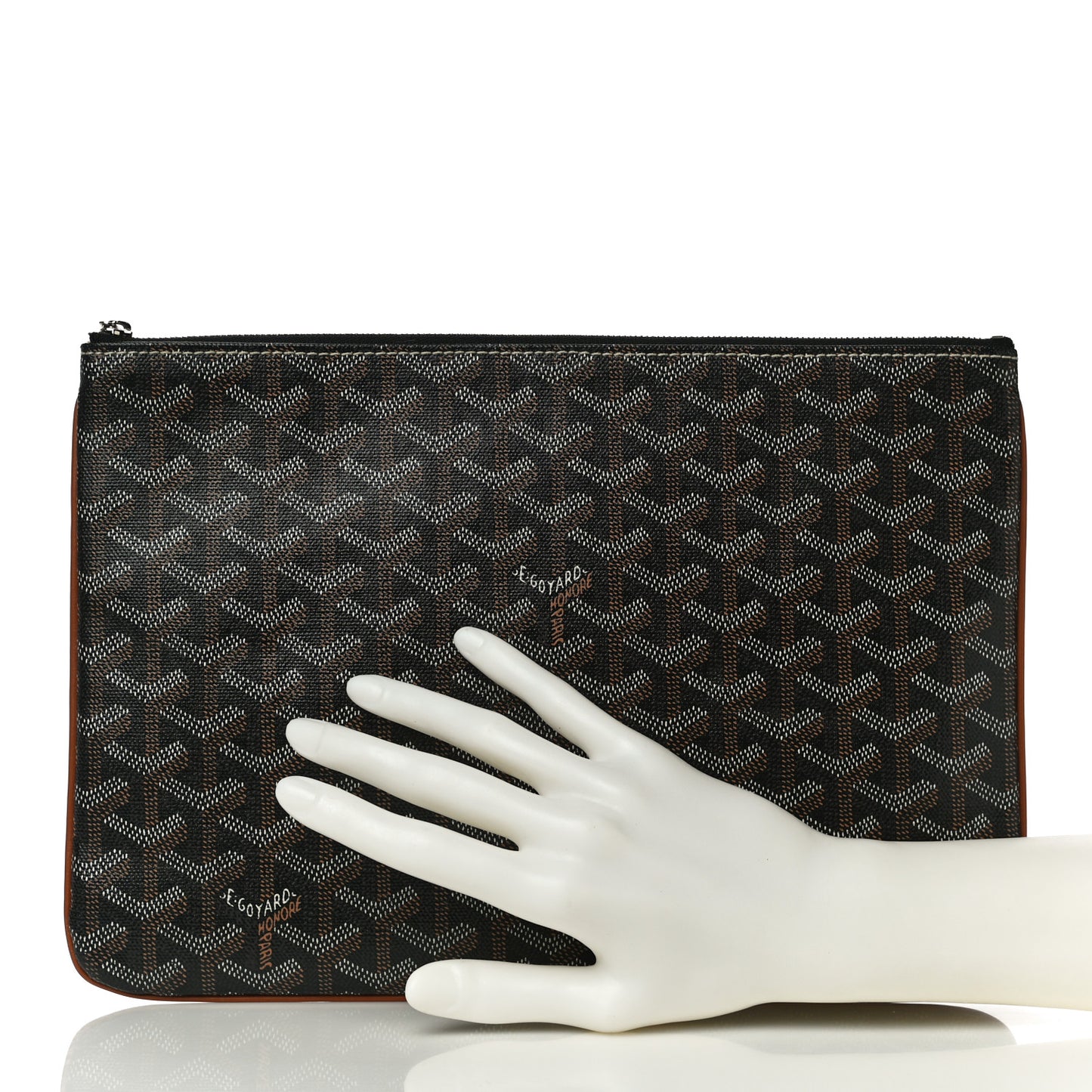 Goyardine Senat Pochette MM Black Gold