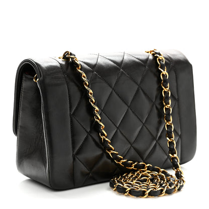 Chanel Lambskin Quilted Small Single Flap Black 3 of 11