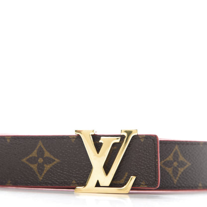Louis Vuitton Monogram 30mm LV Initiales Reversible Belt 85 34 Coquelicot 6 of 6