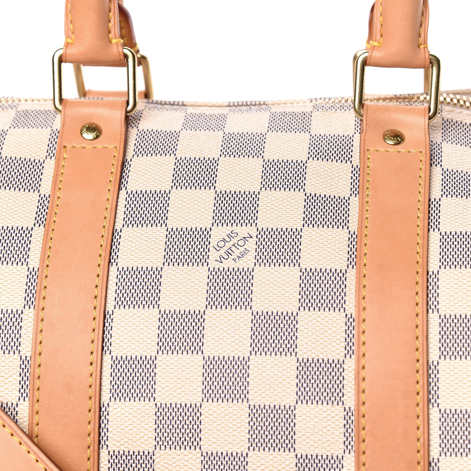 Louis Vuitton Damier Azur Keepall Bandouliere 45 9 of 14