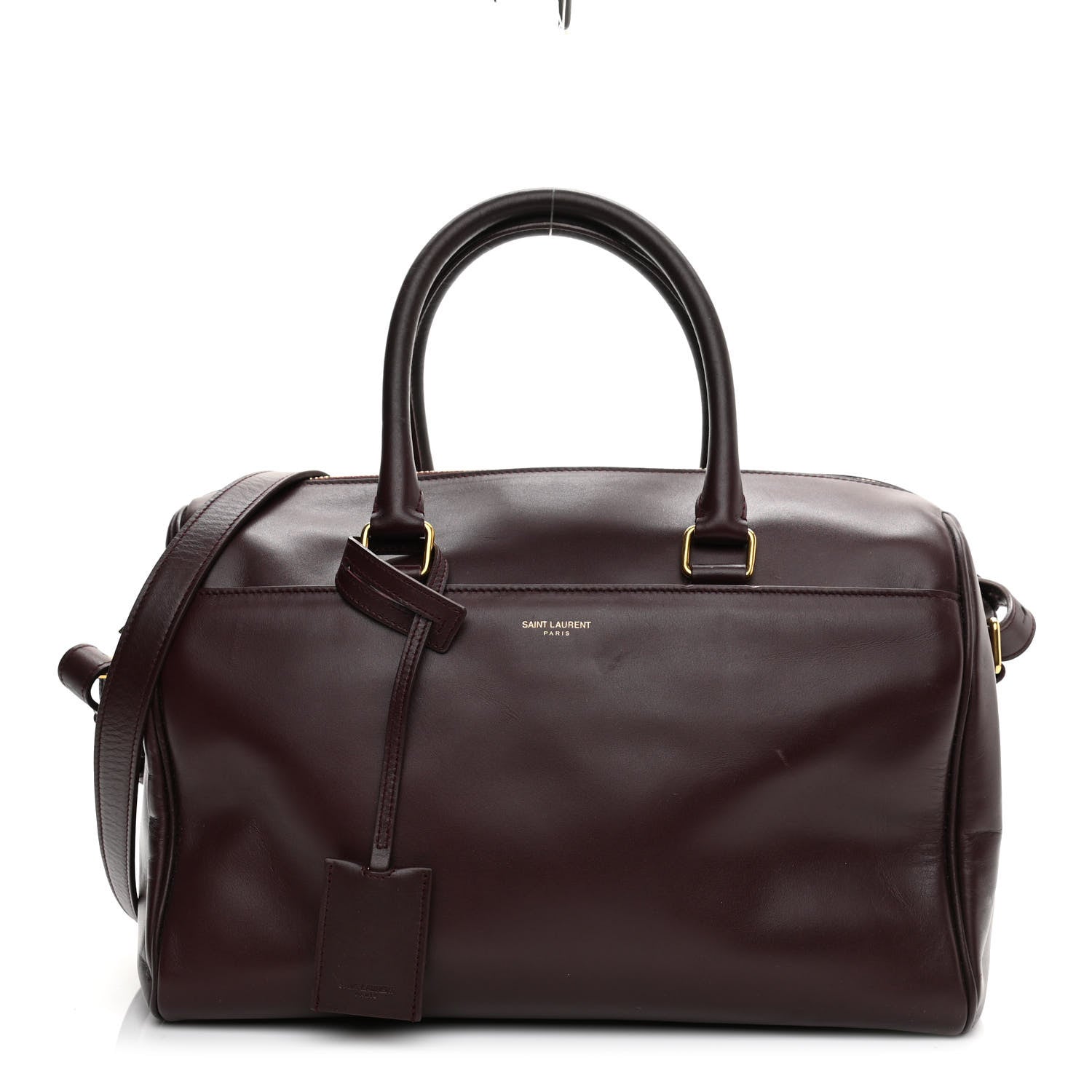 Saint Laurent Calfskin Classic Duffle 6 Amarena 1 of 17