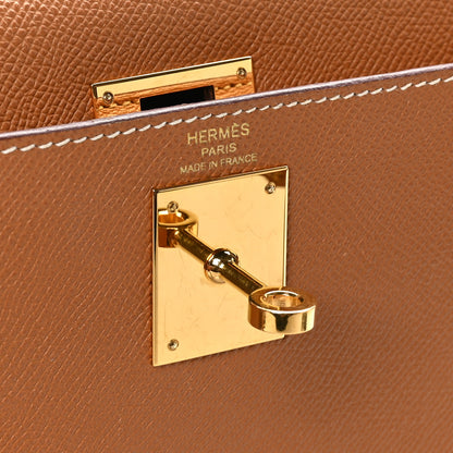 Hermes Epsom Kelly Sellier 28 Gold 7 of 12