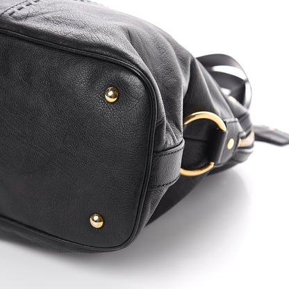Saint Laurent Calfskin Oversized Muse Black 8 of 8