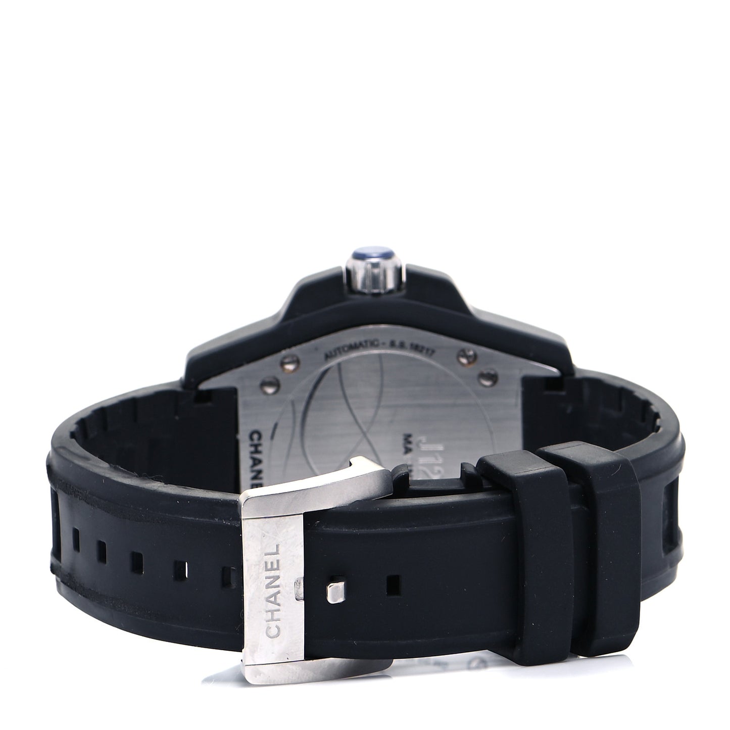 Stainless Steel Ceramic Rubber 41mm J12 Marine Automatic Watch Black
