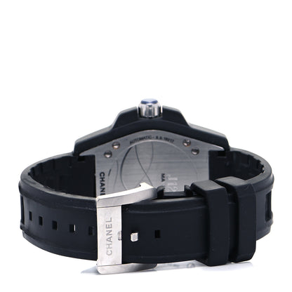 Chanel Stainless Steel Ceramic Rubber 41mm J12 Marine Automatic Watch Black 3 of 5