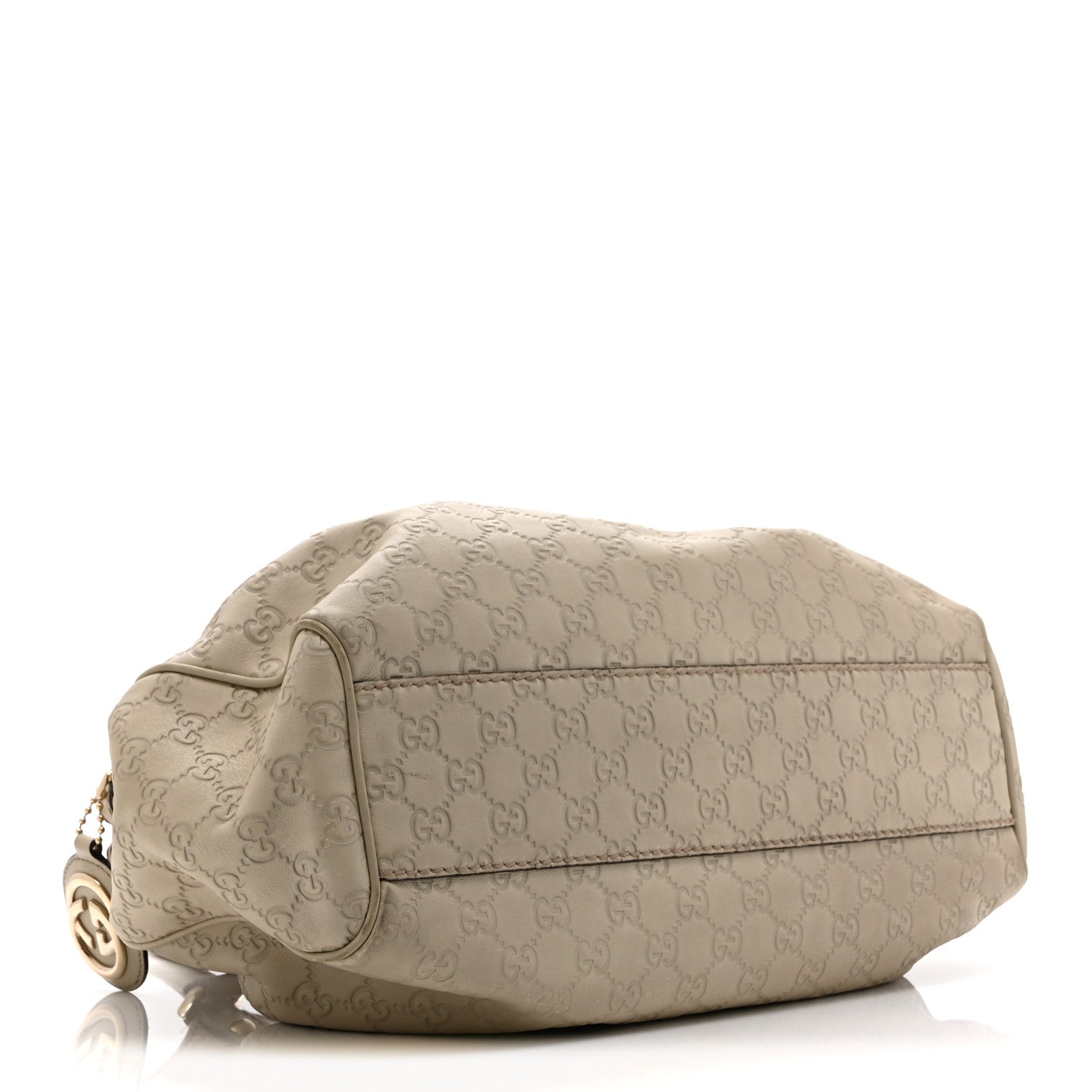 Gucci Guccissima Medium Sukey Tote Mystic White 4 of 14