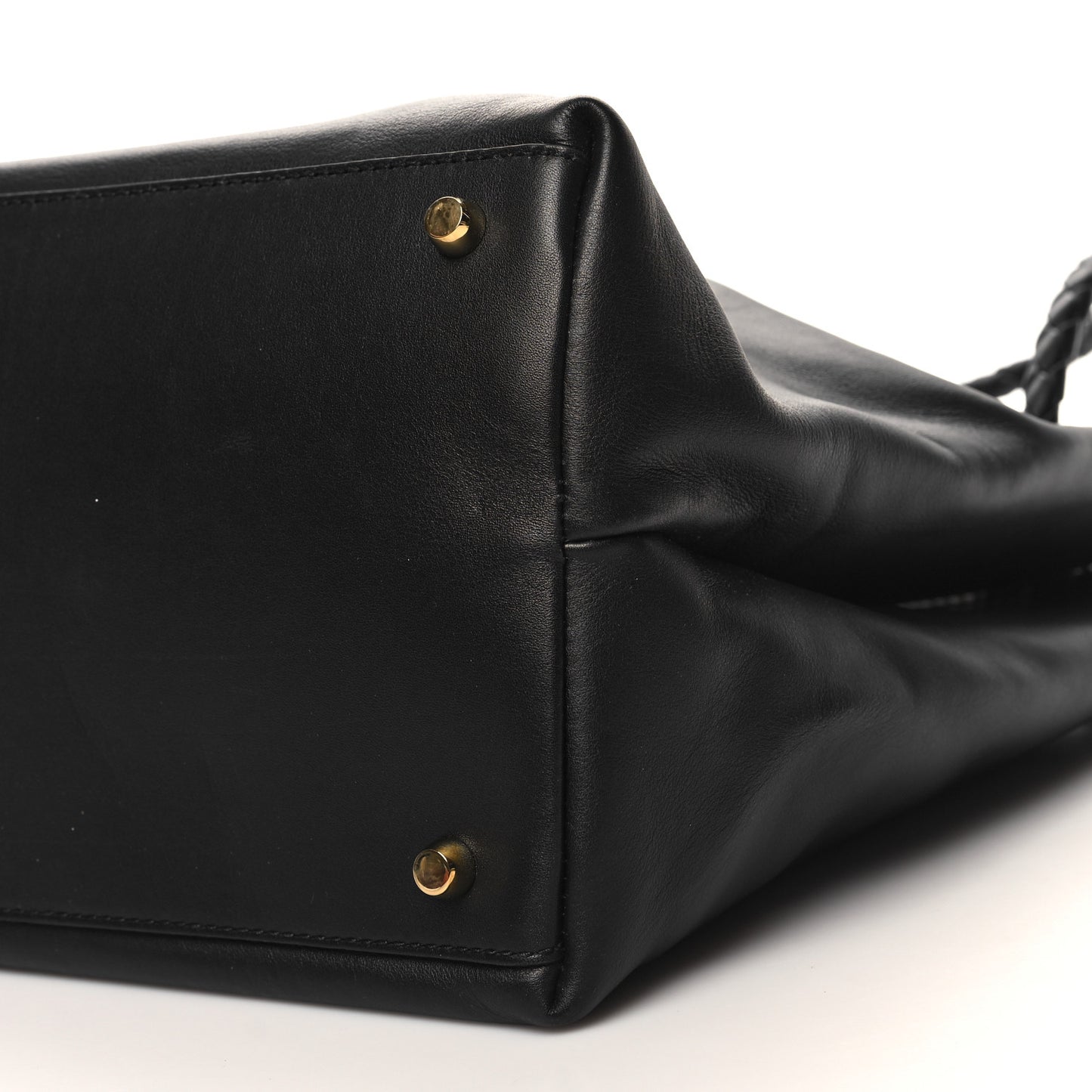 Silky Calfskin Large Andiamo Shoulder Bag Fondant