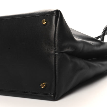 Bottega Veneta Silky Calfskin Large Andiamo Shoulder Bag Fondant 9 of 9