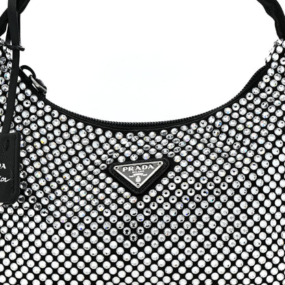 Prada Satin Crystal Mini Re-Edition 2000 Bag Cristal 8 of 11