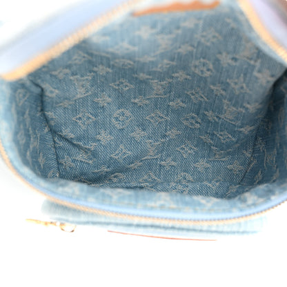 Louis Vuitton Monogram Denim Mini Bumbag Sky Blue 5 of 9